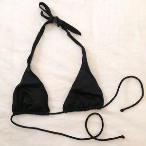 Victoria’s Secret Triangle String Bikini Halter Top.